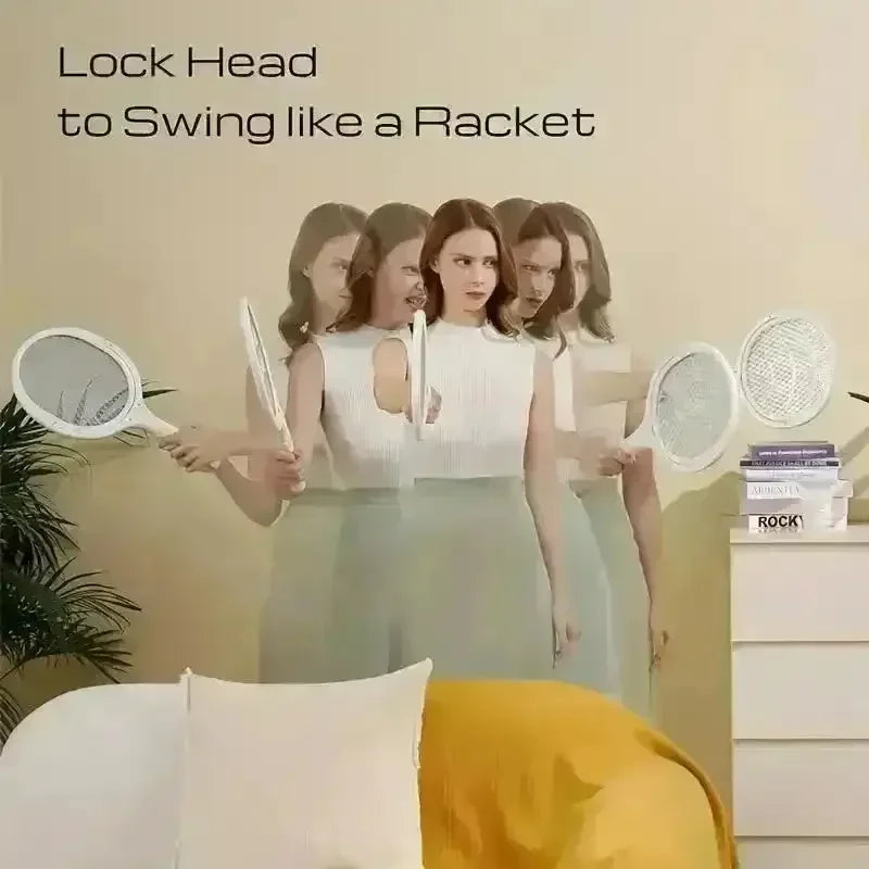 6 in 1 Extendable Mosquito Zapper Racket - Bear Hugs