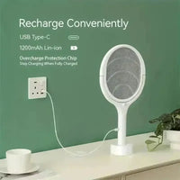 6 in 1 Extendable Mosquito Zapper Racket - Bear Hugs