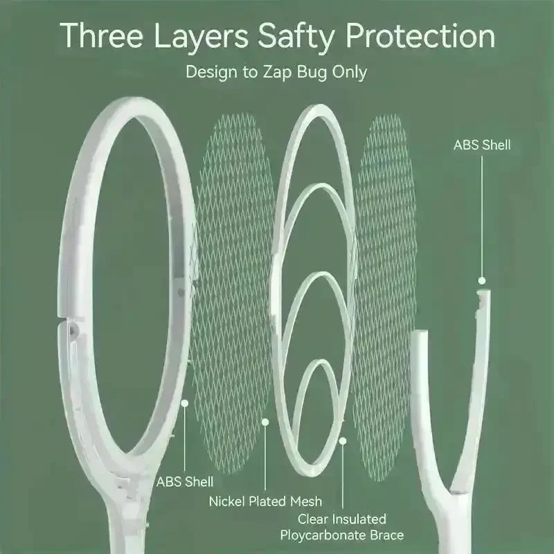 6 in 1 Extendable Mosquito Zapper Racket - Bear Hugs