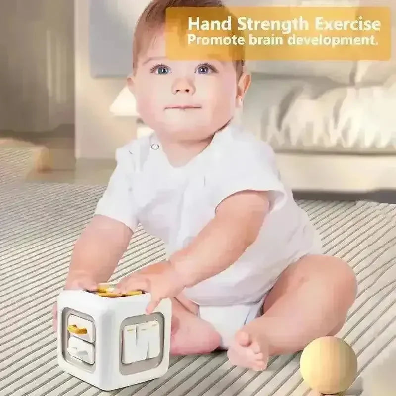 6 in 1 Sensory Early Education Learning Cube - Bear Hugs