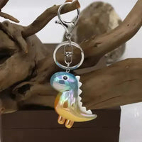 Acrylic Dinosaur 3D Keychain - Bear Hugs
