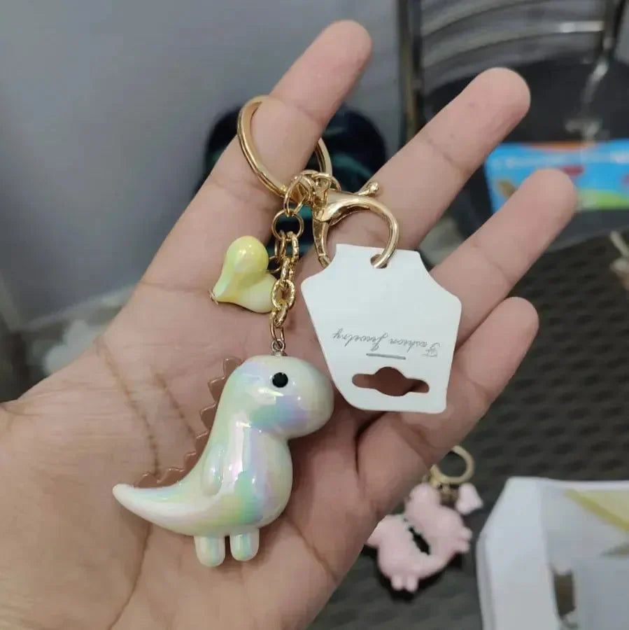 Acrylic Dinosaur 3D Keychain - Bear Hugs