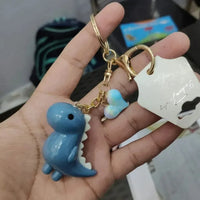 Acrylic Dinosaur 3D Keychain - Bear Hugs