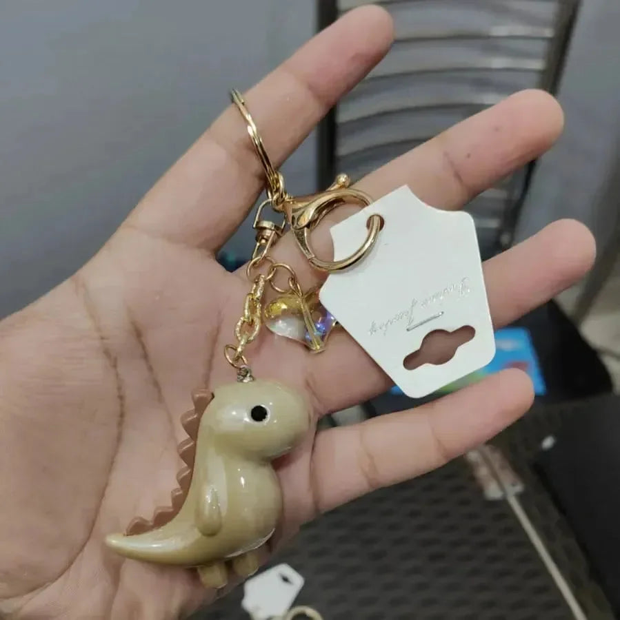 Acrylic Dinosaur 3D Keychain - Bear Hugs