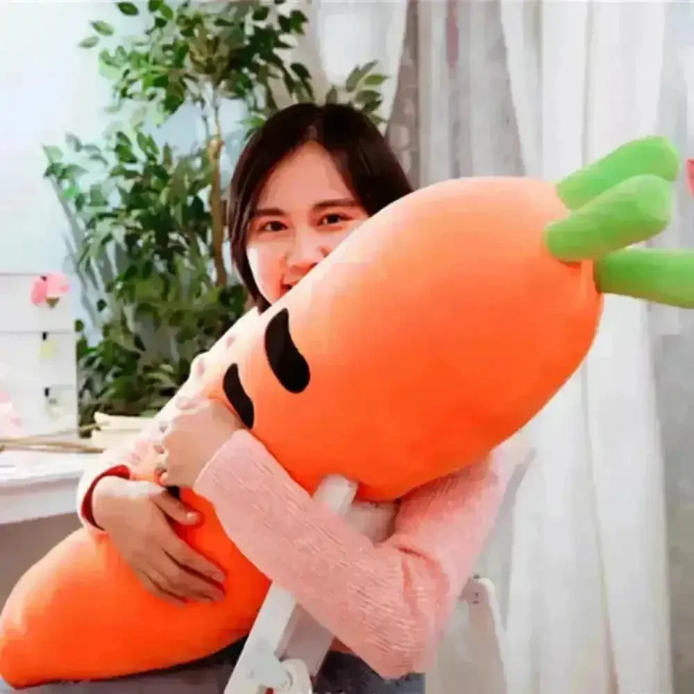 Adorable Carrot Shape Plush Pillow (60 cm) - Bear Hugs