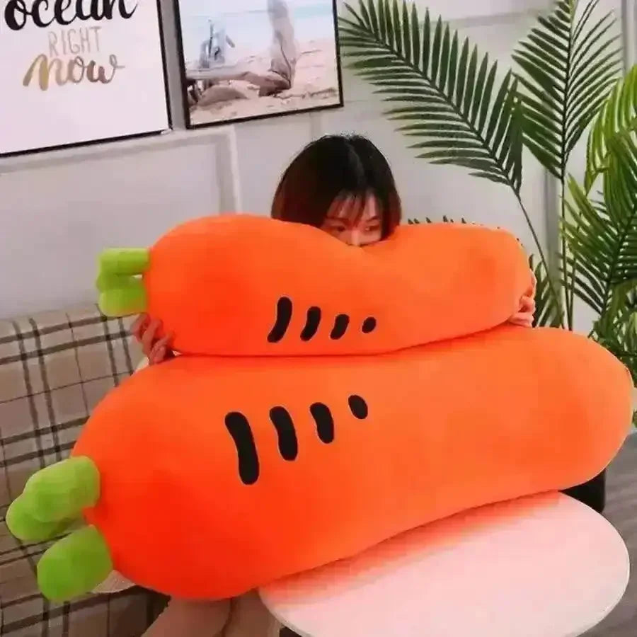Adorable Carrot Shape Plush Pillow (60 cm) - Bear Hugs