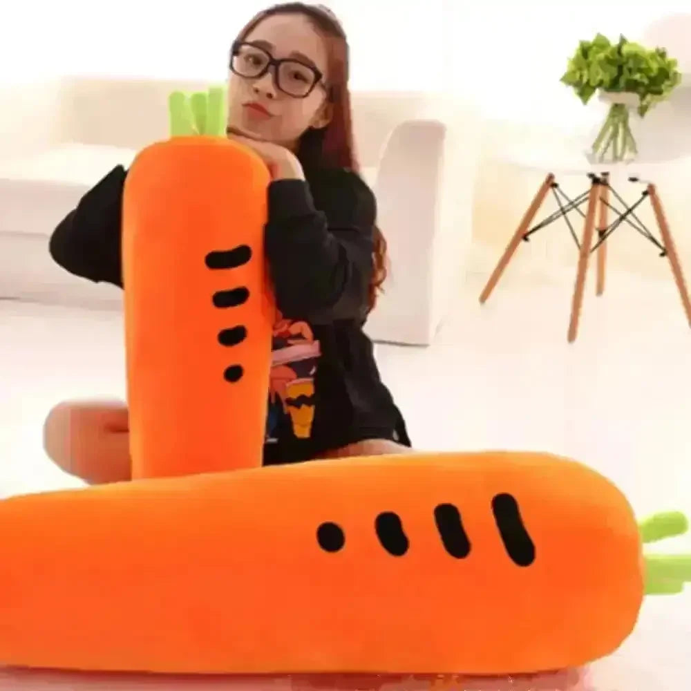 Adorable Carrot Shape Plush Pillow (60 cm) - Bear Hugs