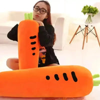 Adorable Carrot Shape Plush Pillow (60 cm) - Bear Hugs