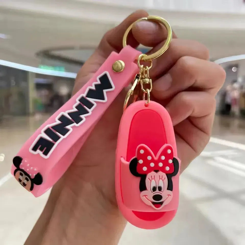 Adorable Cartoon Slipper Keychains - Bear Hugs