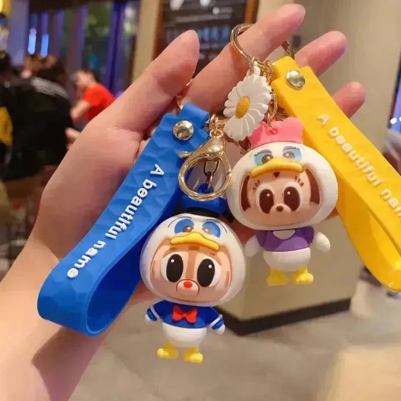 Adorable Disney Character Cosplay 3D Keychain - Bear Hugs