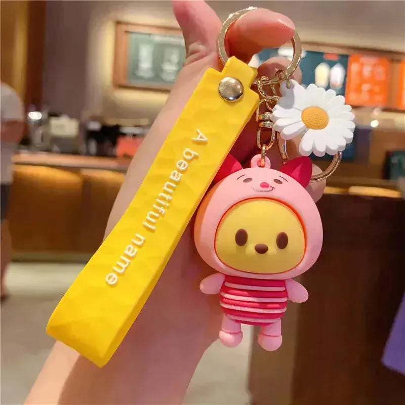 Adorable Disney Character Cosplay 3D Keychain - Bear Hugs