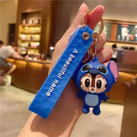 Adorable Disney Character Cosplay 3D Keychain - Bear Hugs