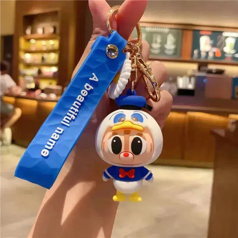 Adorable Disney Character Cosplay 3D Keychain - Bear Hugs