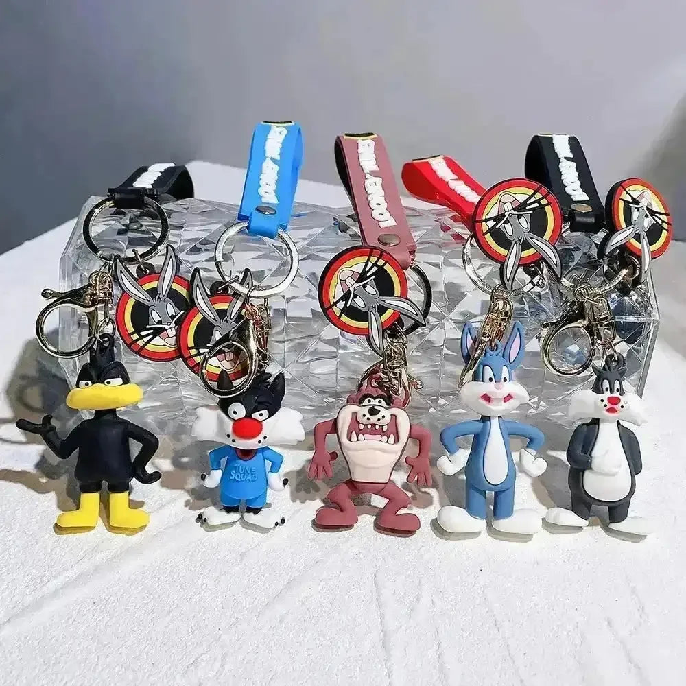 Adorable Looney Tunes 3D Keychain - Bear Hugs