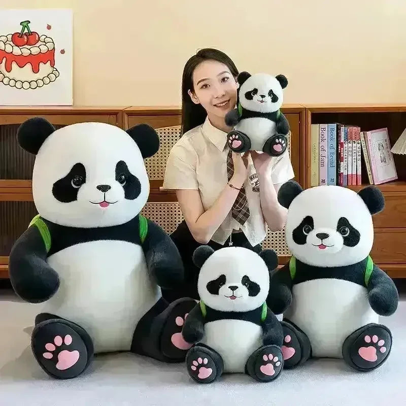 Adorable Panda Frog Backpack Plush Toy - Bear Hugs