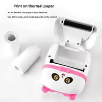 Adorable Panda Mini Thermal Printer - Bear Hugs