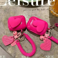 Adorable Pink Heart Case (For Airpods) - Bear Hugs