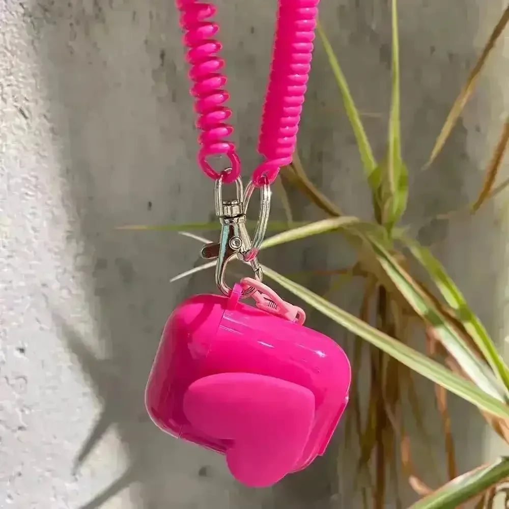 Adorable Pink Heart Case (For Airpods) - Bear Hugs