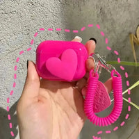 Adorable Pink Heart Case (For Airpods) - Bear Hugs