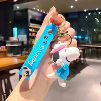 Adorable Snoopy 3D Keychain - Bear Hugs