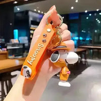 Adorable Snoopy 3D Keychain - Bear Hugs