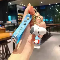 Adorable Snoopy 3D Keychain - Bear Hugs