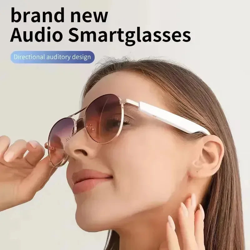AeroSound Smart Aviator Bluetooth Sunglasses - Bear Hugs
