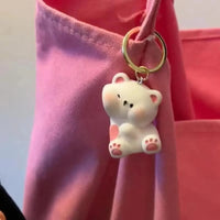 Affectionate Magnetic Bear Keychain - Bear Hugs