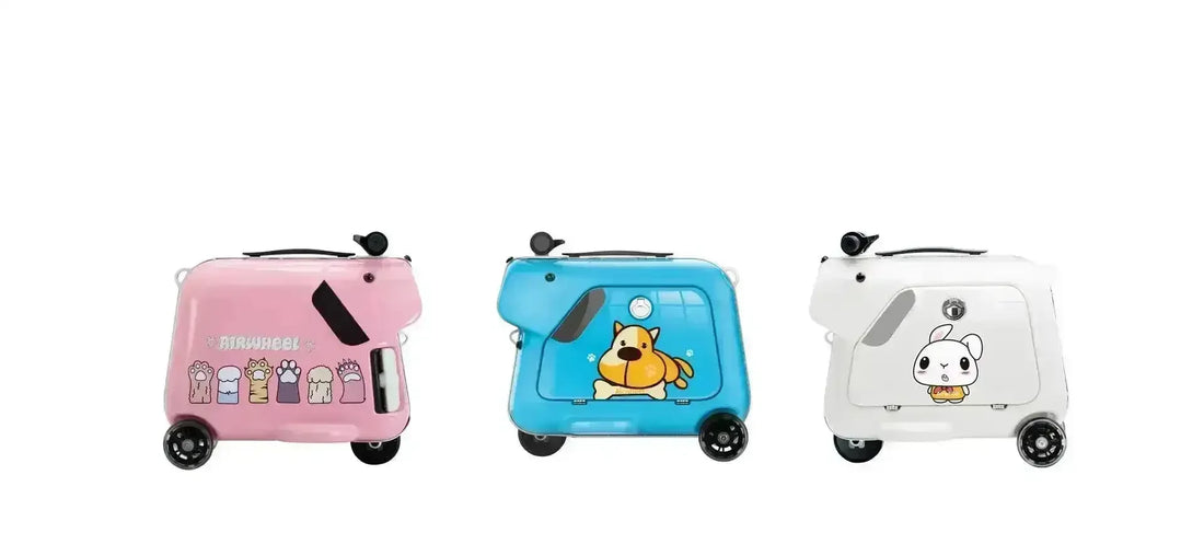 Airwheel SQ3 - The Perfect Electric Smart Luggage for Kids - Bear Hugs