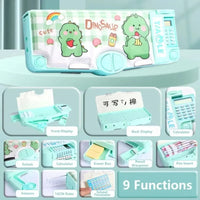 All-In-One Multifunctional School Pencil Box - Bear Hugs