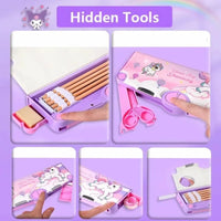 All-In-One Multifunctional School Pencil Box - Bear Hugs