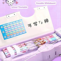 All-In-One Multifunctional School Pencil Box - Bear Hugs