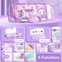All-In-One Multifunctional School Pencil Box - Bear Hugs
