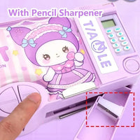 All-In-One Multifunctional School Pencil Box - Bear Hugs