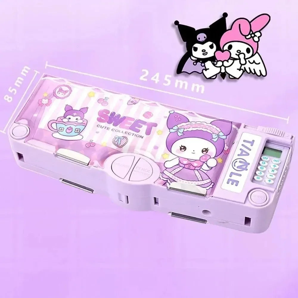 All-In-One Multifunctional School Pencil Box - Bear Hugs