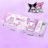 All-In-One Multifunctional School Pencil Box - Bear Hugs