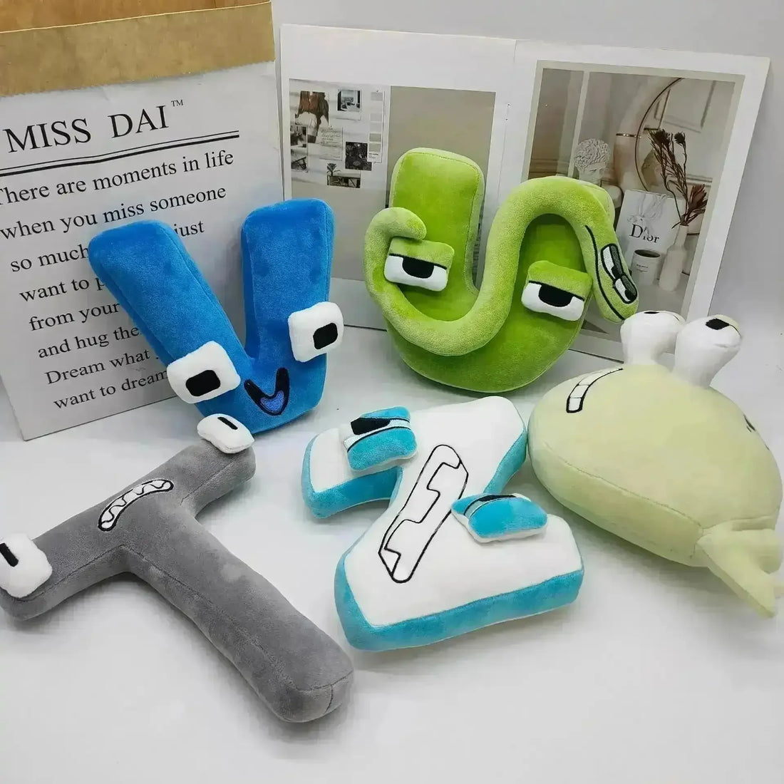 Alphabet Lore Premium Letter Plushies - Bear Hugs