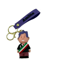 Amlito Mexican President Figurine Keychain - Bear Hugs