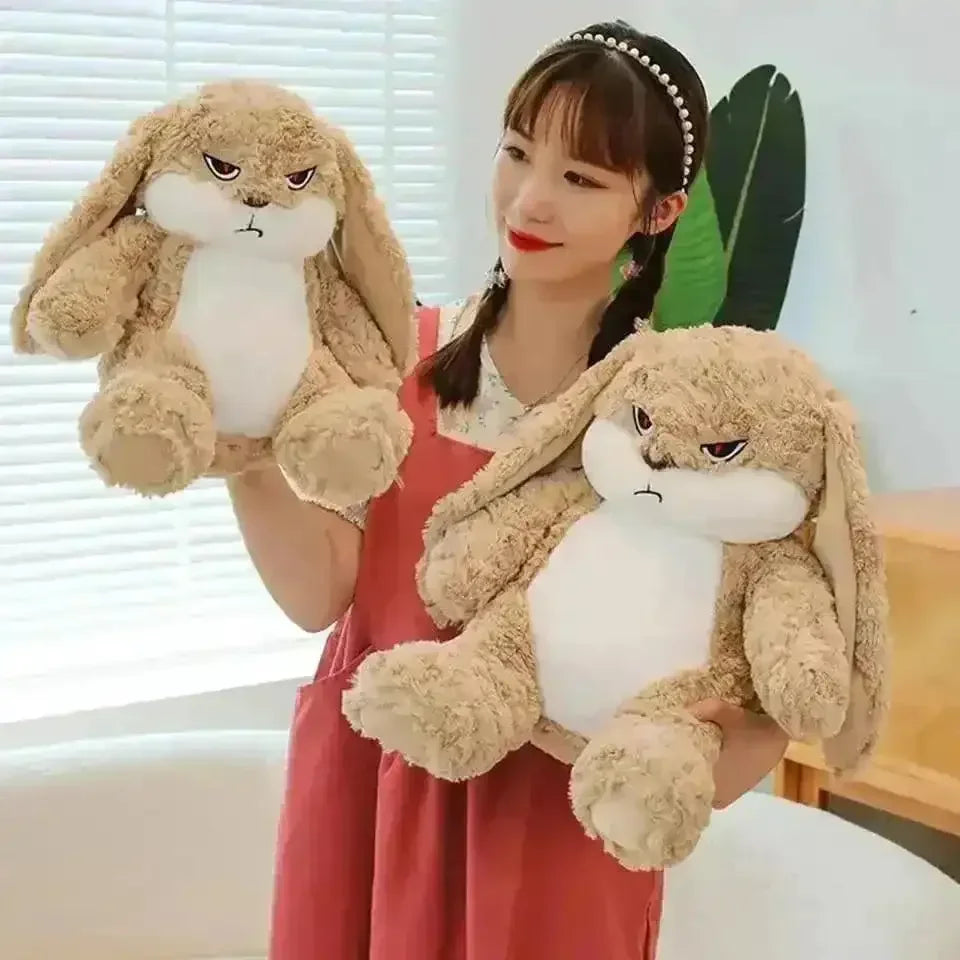 Angry Bunny Plushie - Bear Hugs
