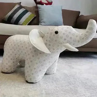 Animal Luxury Monogram Pattern Shoe Stool - Bear Hugs