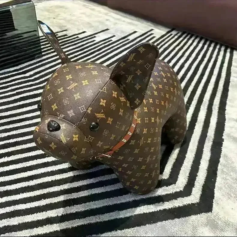 Animal Luxury Monogram Pattern Shoe Stool - Bear Hugs