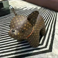 Animal Luxury Monogram Pattern Shoe Stool - Bear Hugs