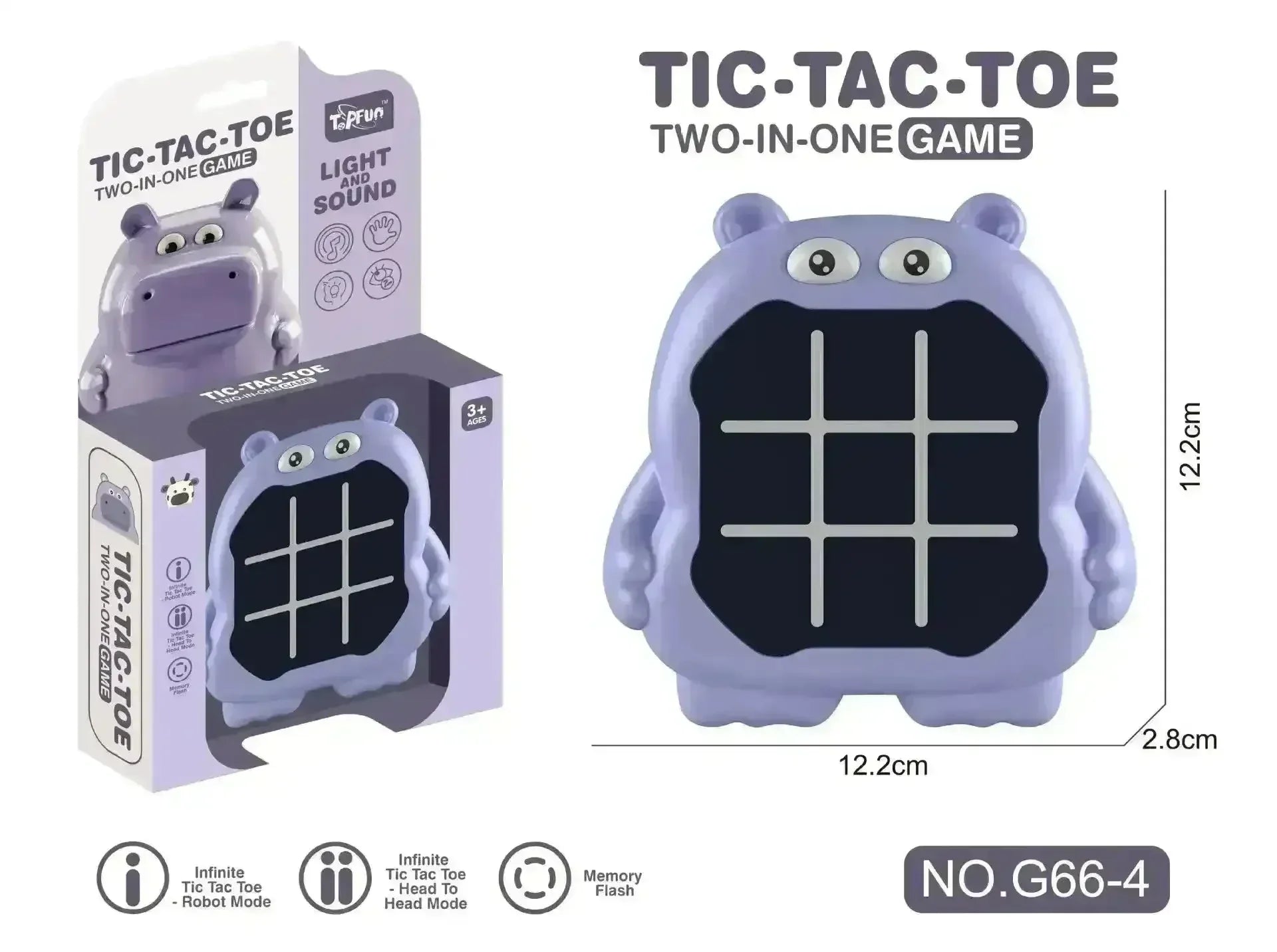 Animal Themed Electronic Tic-Tac-Toe - Bear Hugs