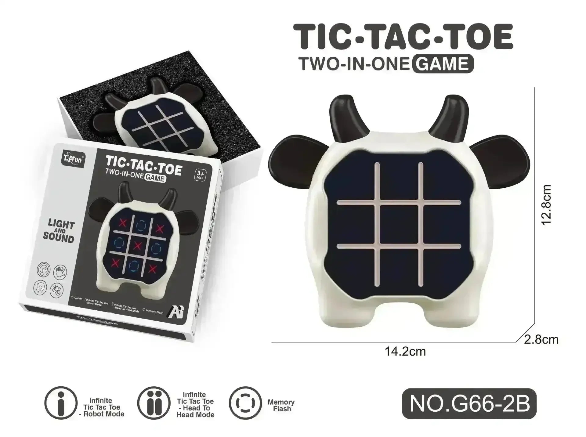Animal Themed Electronic Tic-Tac-Toe - Bear Hugs