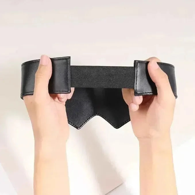 Anime Gojo Satoru Eye Black Leather Mask - Bear Hugs