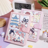Anime Themed Diary with Magnetic Clasp - Bear Hugs