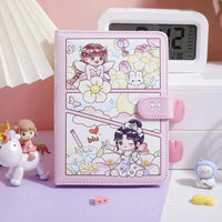 Anime Themed Diary with Magnetic Clasp - Bear Hugs