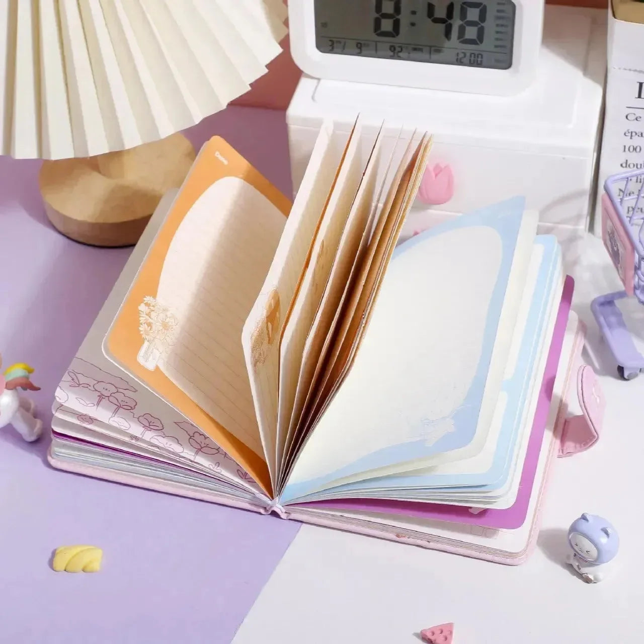 Anime Themed Diary with Magnetic Clasp - Bear Hugs