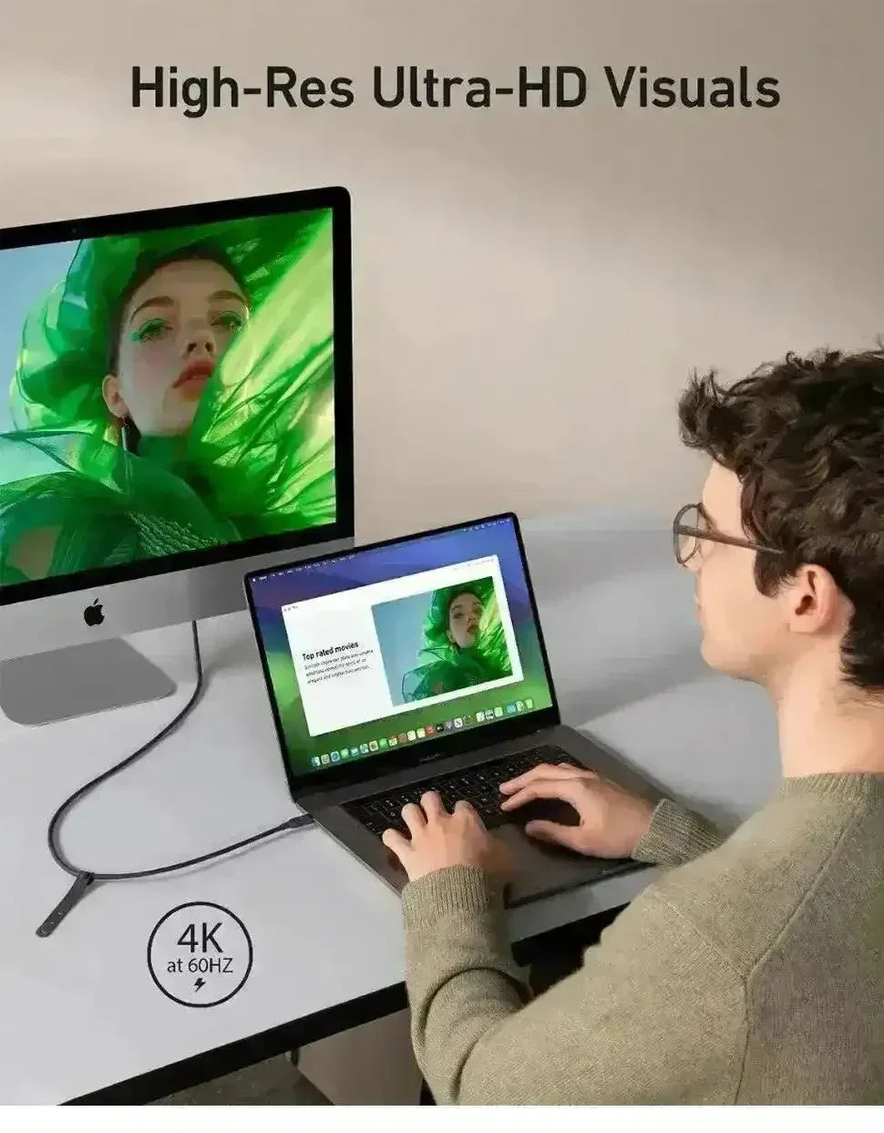 Anker 240W USB 4.0 Gen2 Charging Type-C Data Cable - Bear Hugs