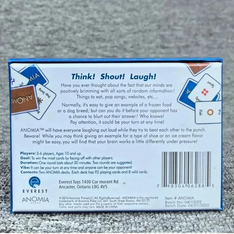 Anomia Card Game - Bear Hugs